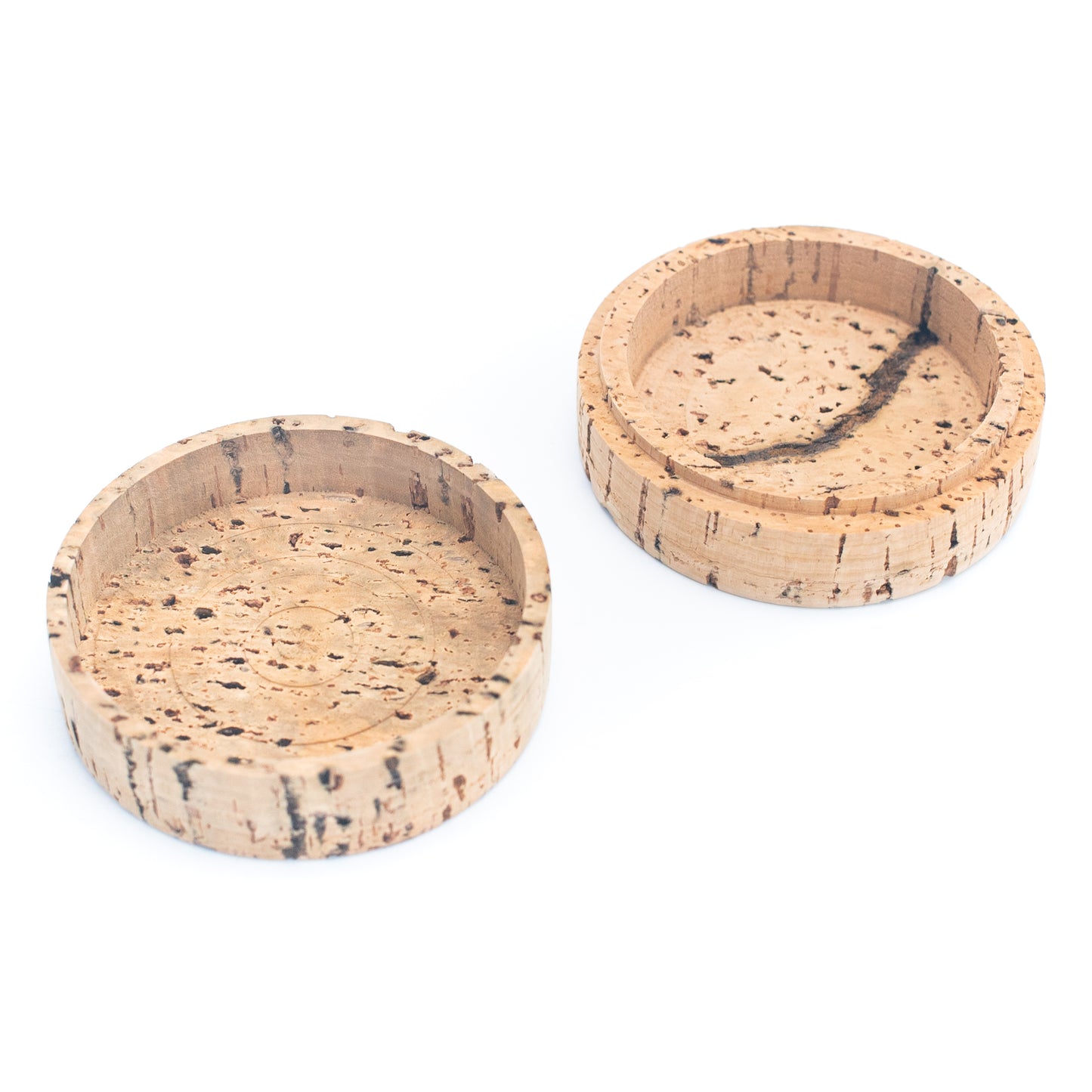 Round Handmade Cork Box CB-06