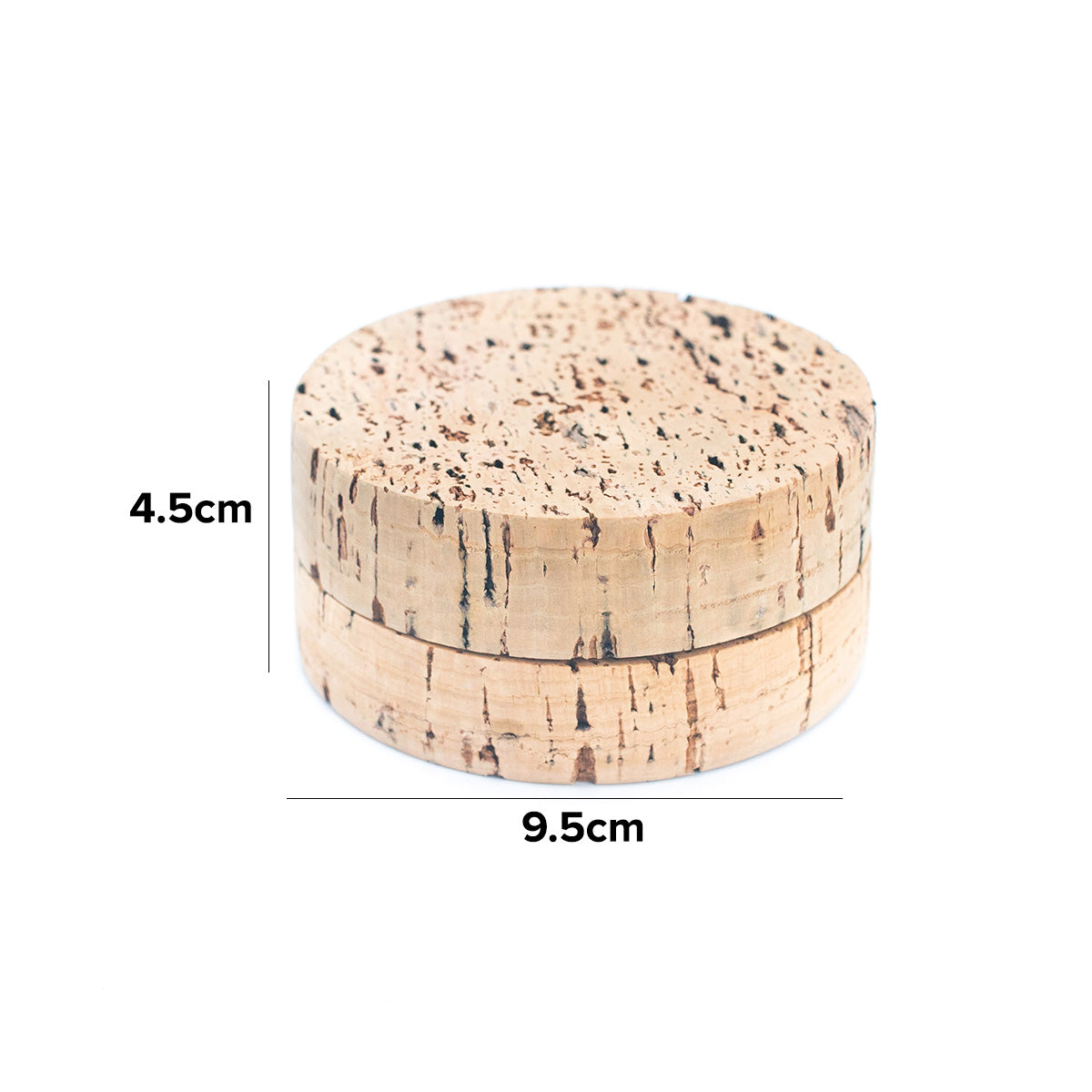 Round Handmade Cork Box CB-06