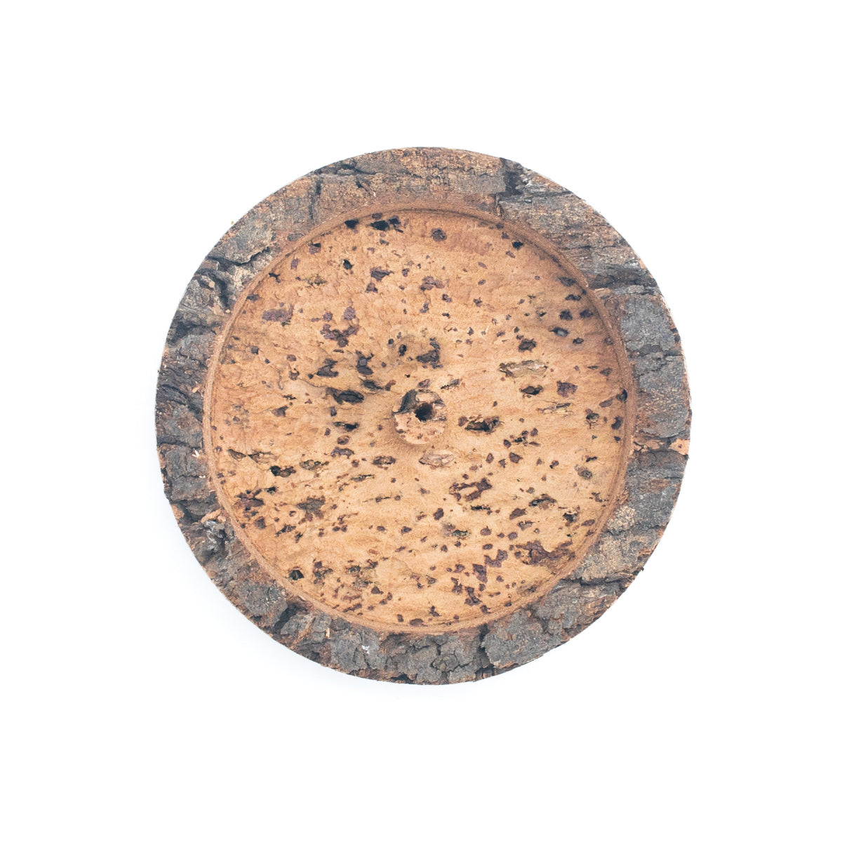 Rustic Incense Base Handmade with Natural Cork HA-13