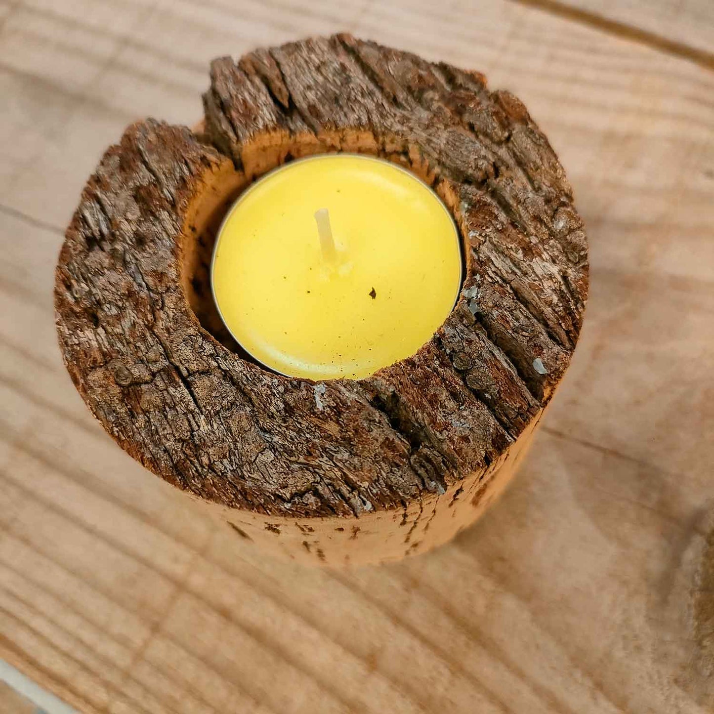 Natural cork candle holder - Troia 02 (Tróia  Séries)