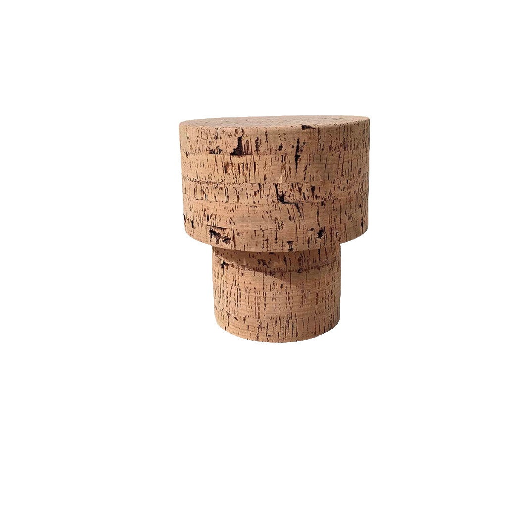 Natural cork stool "Sado River"