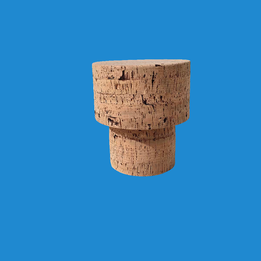 Natural cork stool "Sado River"