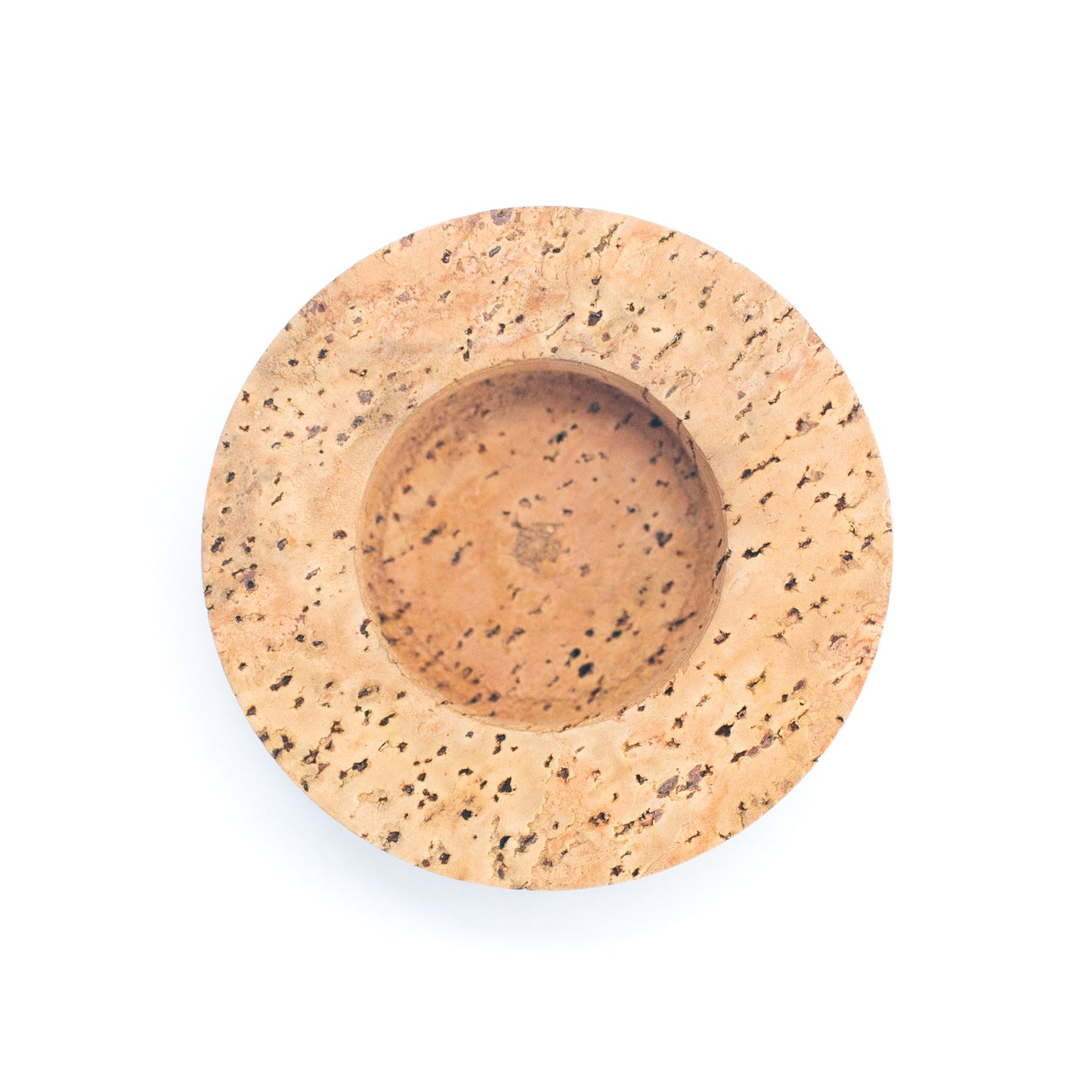 Round Candle Base Handmade with Natural Cork HA-03